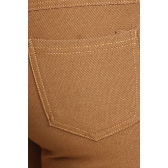 Women's 5-Pocket Skinny Jeggings Leggings Pants KH - Picture 5 of 6